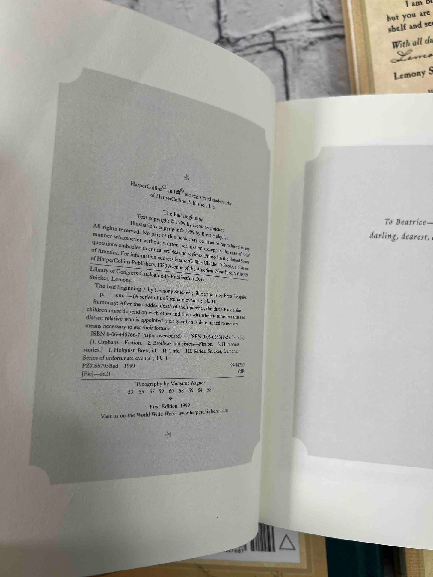 A Series of Unfortunate Events Complete Set 1-13