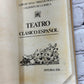 Teatro Clasico Espanol Lope De Vega Tirso De Molina Calderon De La Barca [1988 · Editorial Edil]