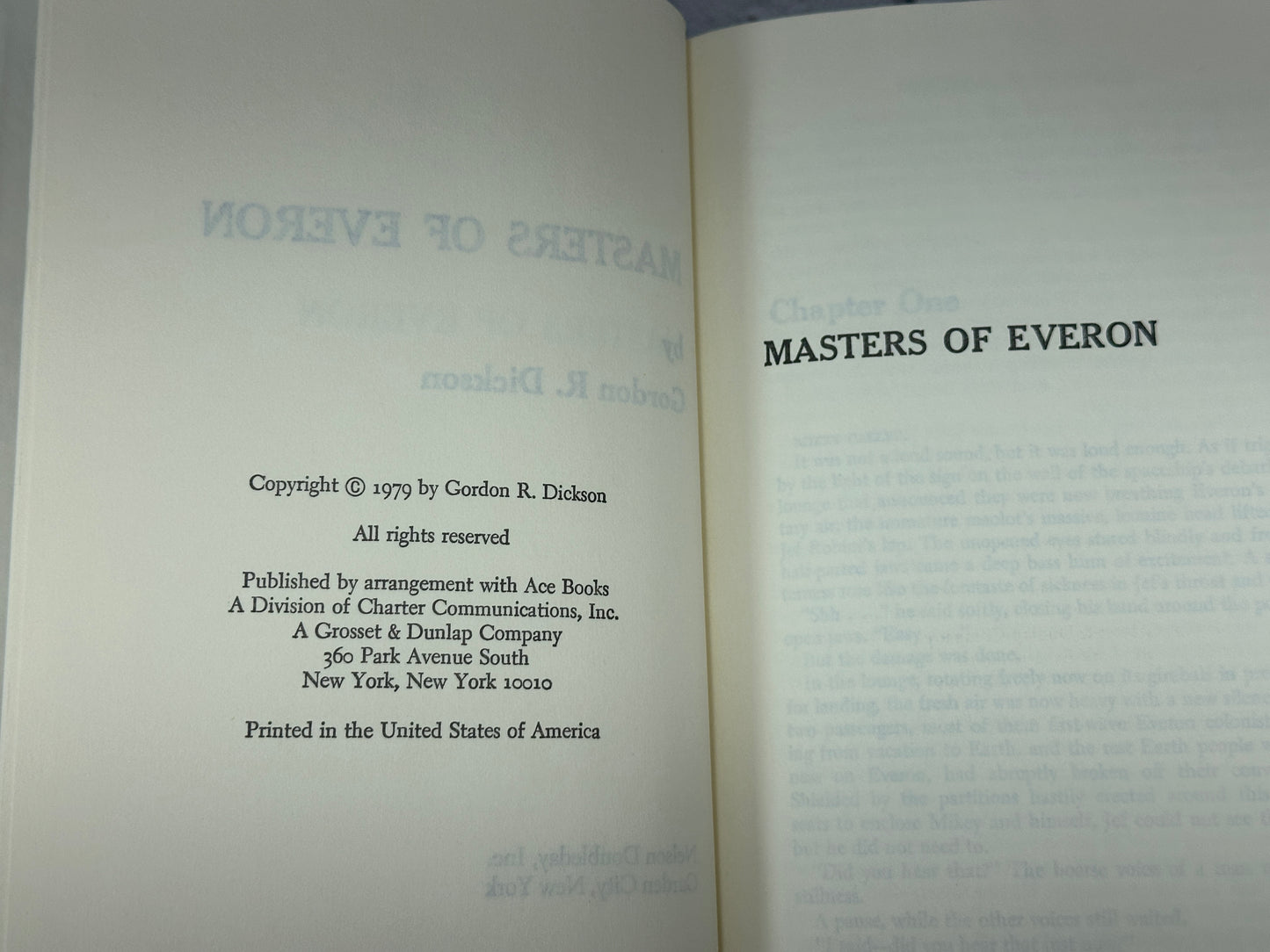 Masters of Everon by Gordon Dickson [Book Club Edition · 1979]