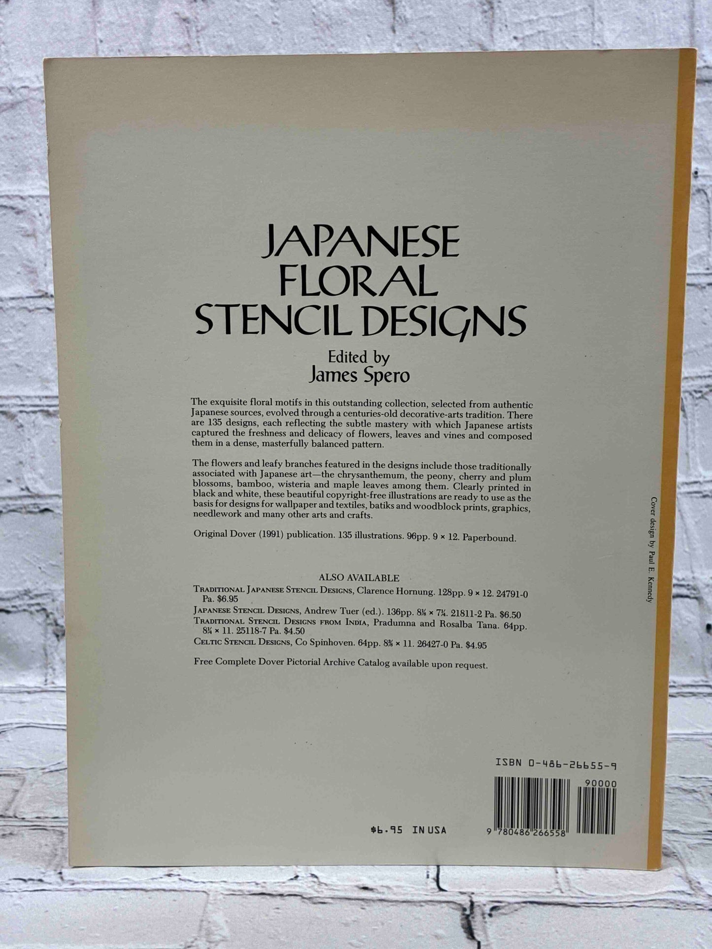 Japanese Floral Stencil Designs (Dover Pictorial Archive Series)