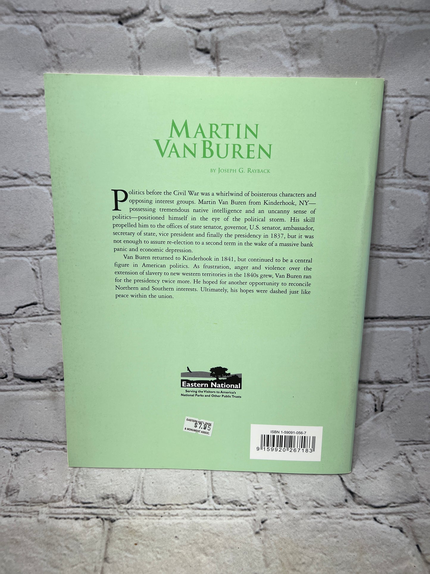 Martin Van Buren By Joseph G. Rayback [Eastern National · 2006]