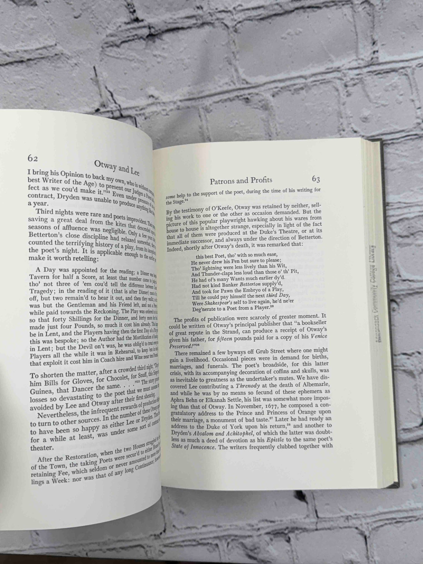 Otway and Lee: Biography from a Baroque Age