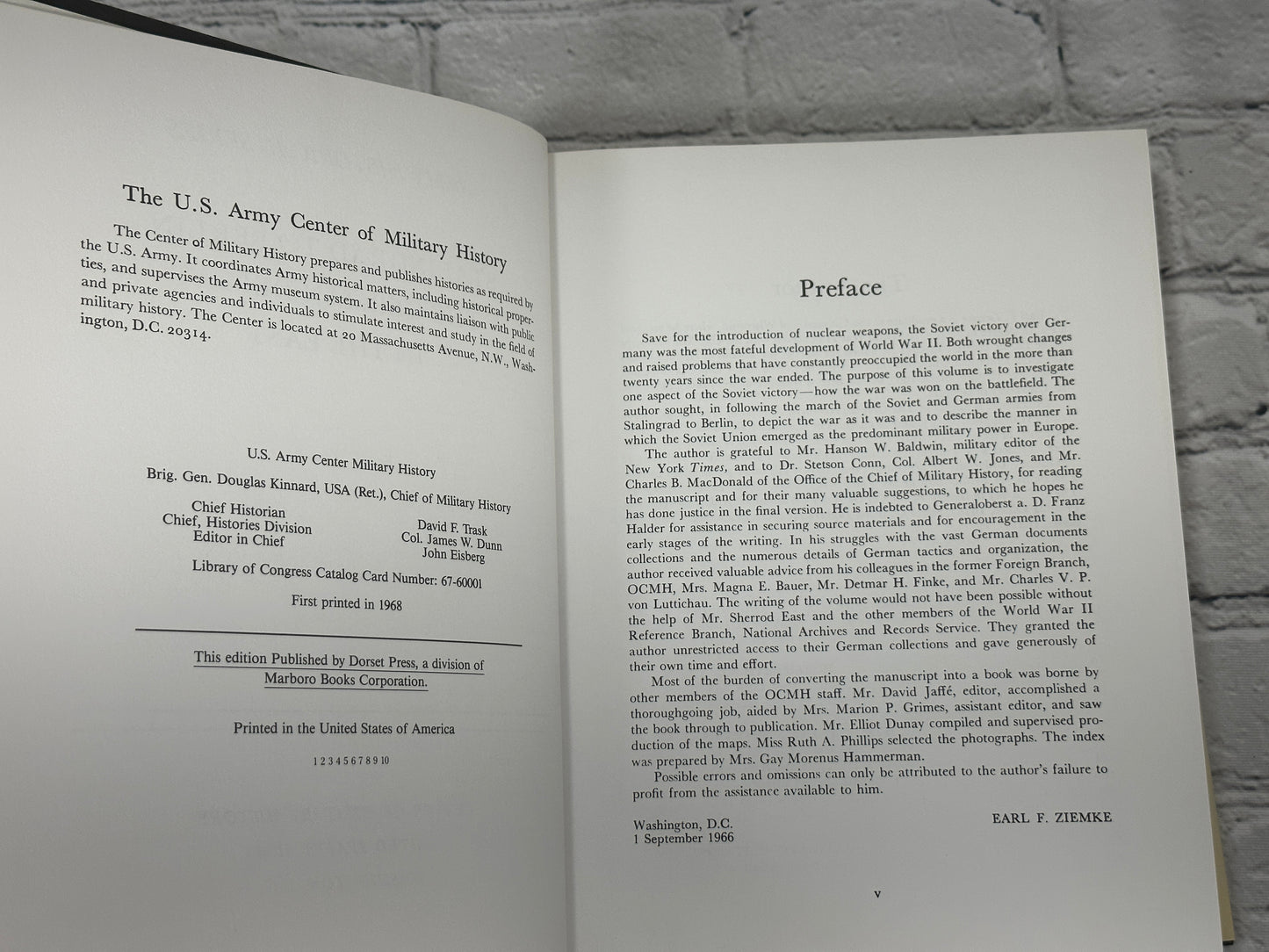 Stalingrad to Berlin: The German Defeat..by: Earl F. Ziemke[1968 · 1st Printing]