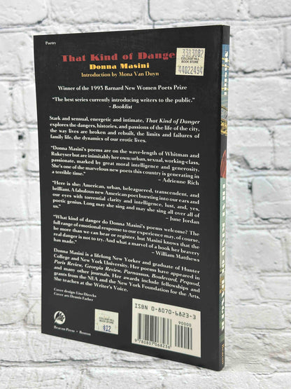 That Kind of Danger (Barnard New Women Poets)