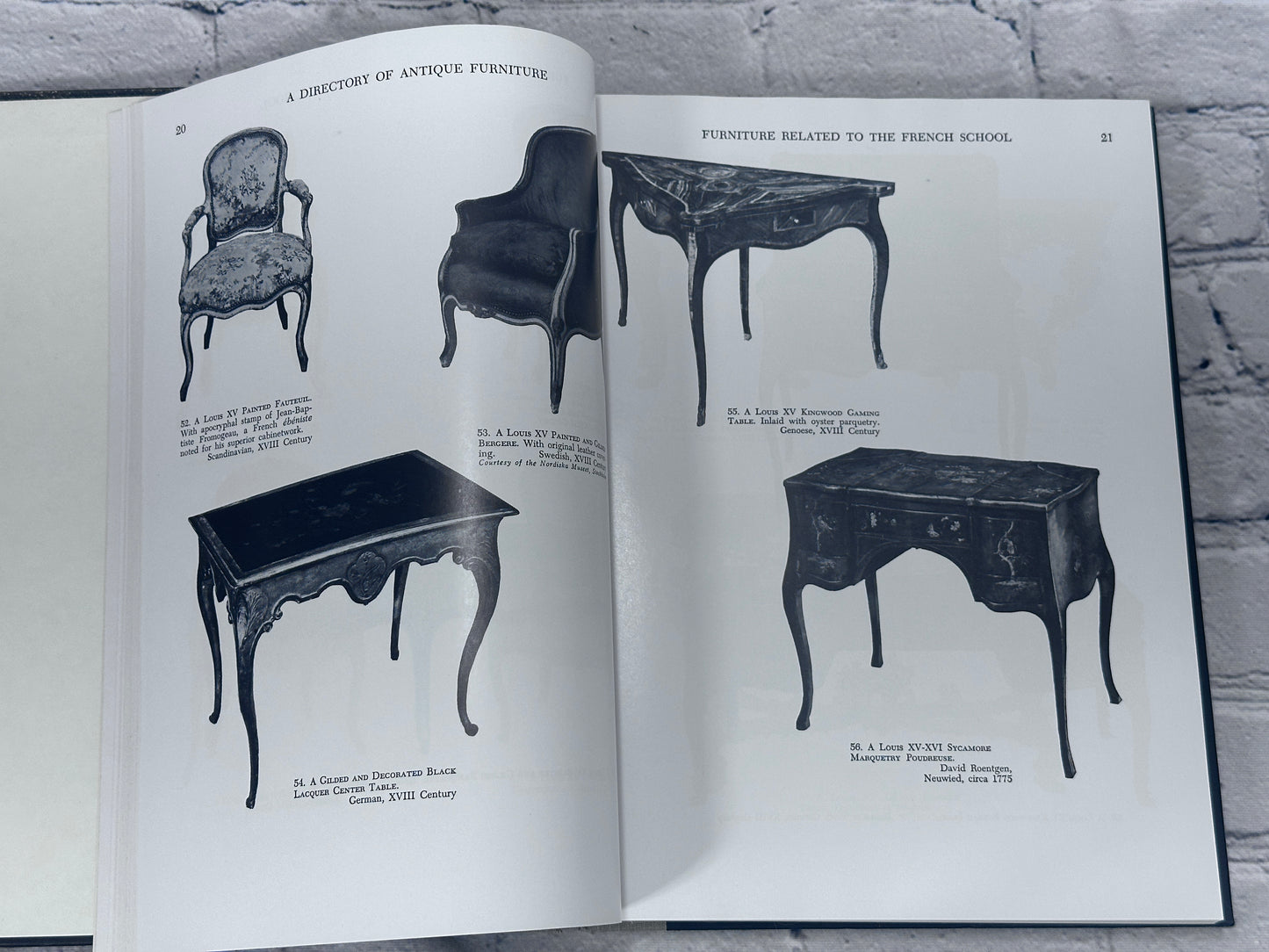 A Directory Of Antique Furniture by F. Lewis Hinckley [1953]