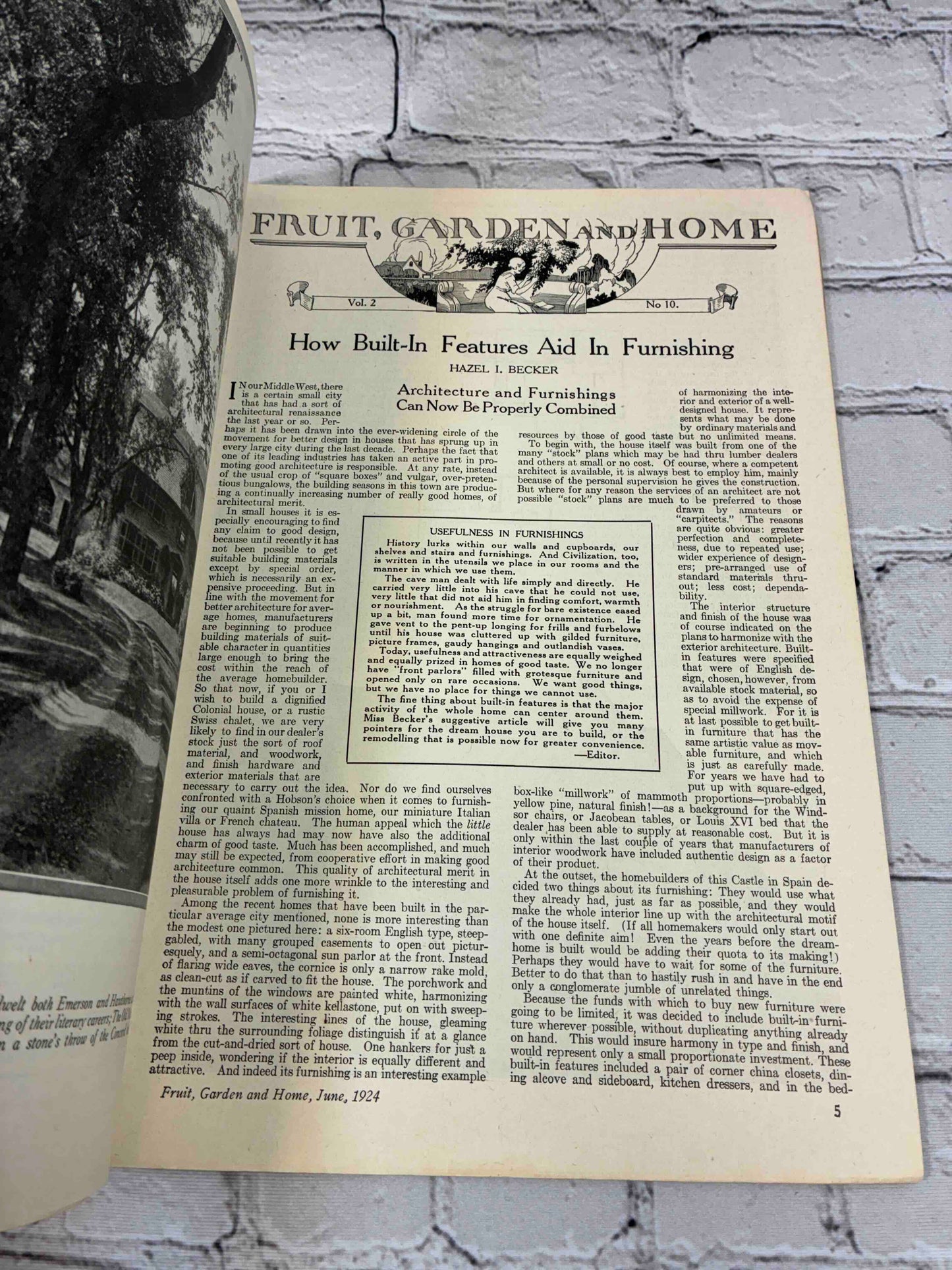 Fruit, Garden, and Home June 1924 Vol. 2 No. 10