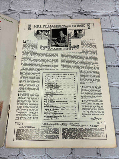 Fruit, Garden, and Home November 1923 Vol. 2 No. 3