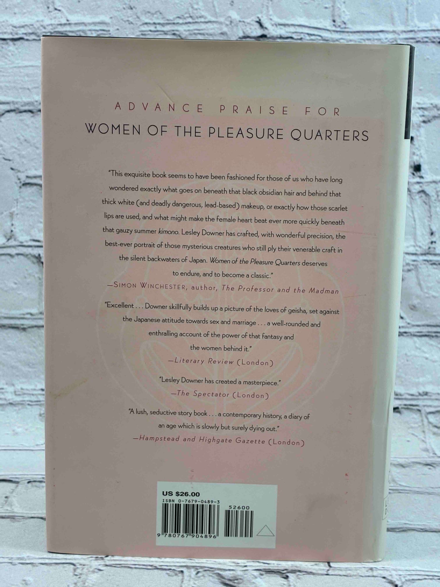 Women of the Pleasure Quarters: The Secret History of the Geisha