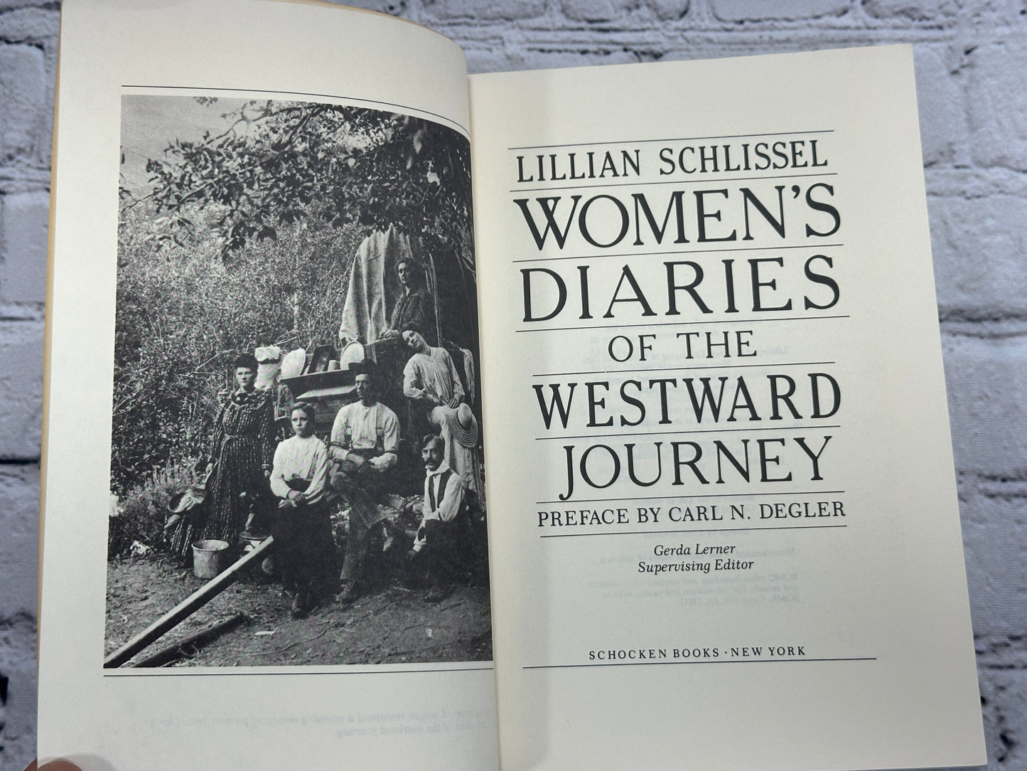 Women's Diaries of the Westward Journey by Lillian Schissel [1982]