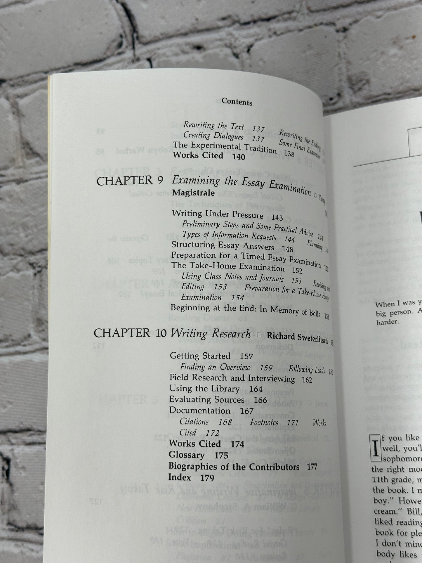 Reading, Writing, And The Study Of Literature by Biddle & Fulwiler [1989]