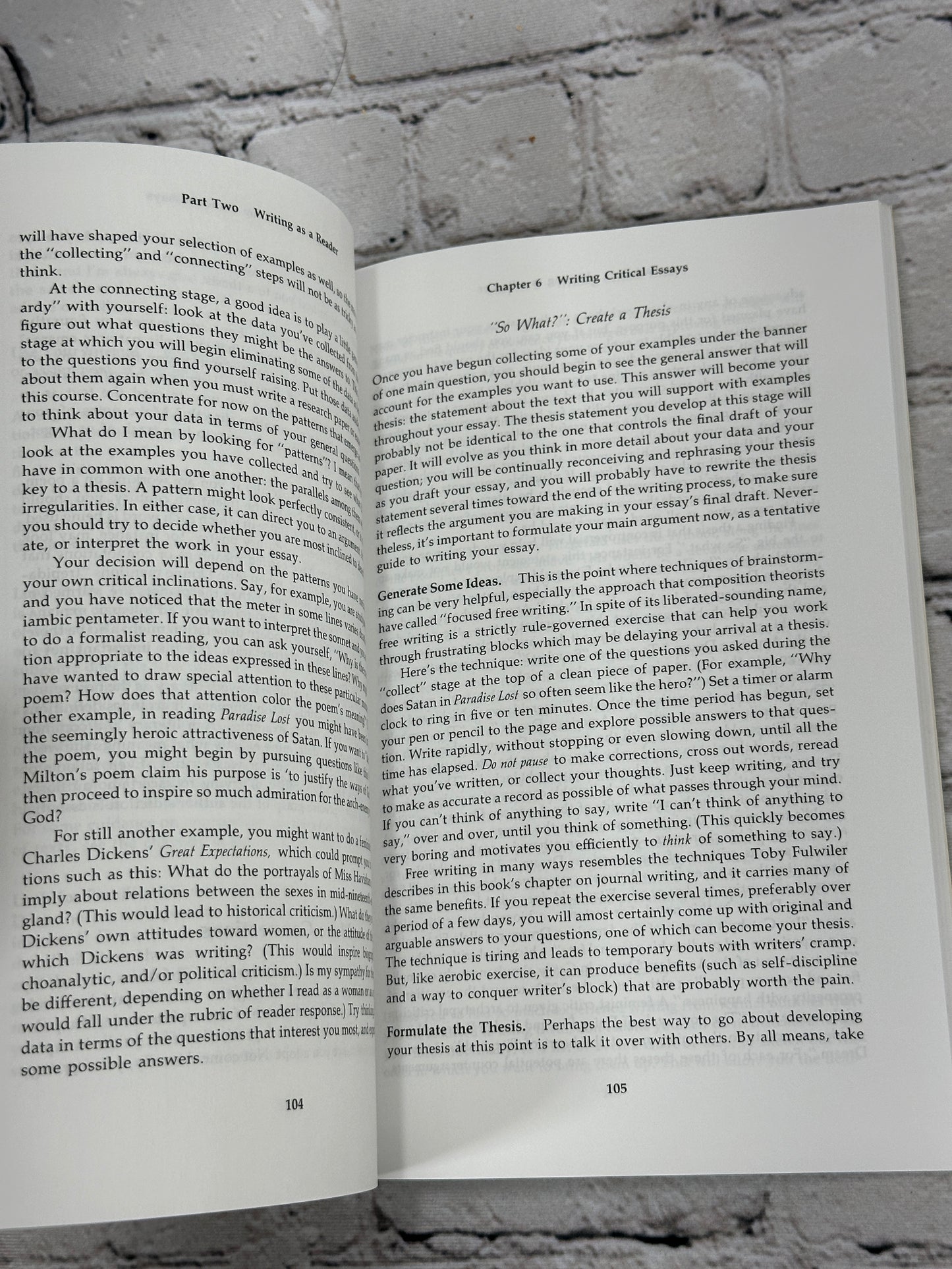 Reading, Writing, And The Study Of Literature by Biddle & Fulwiler [1989]