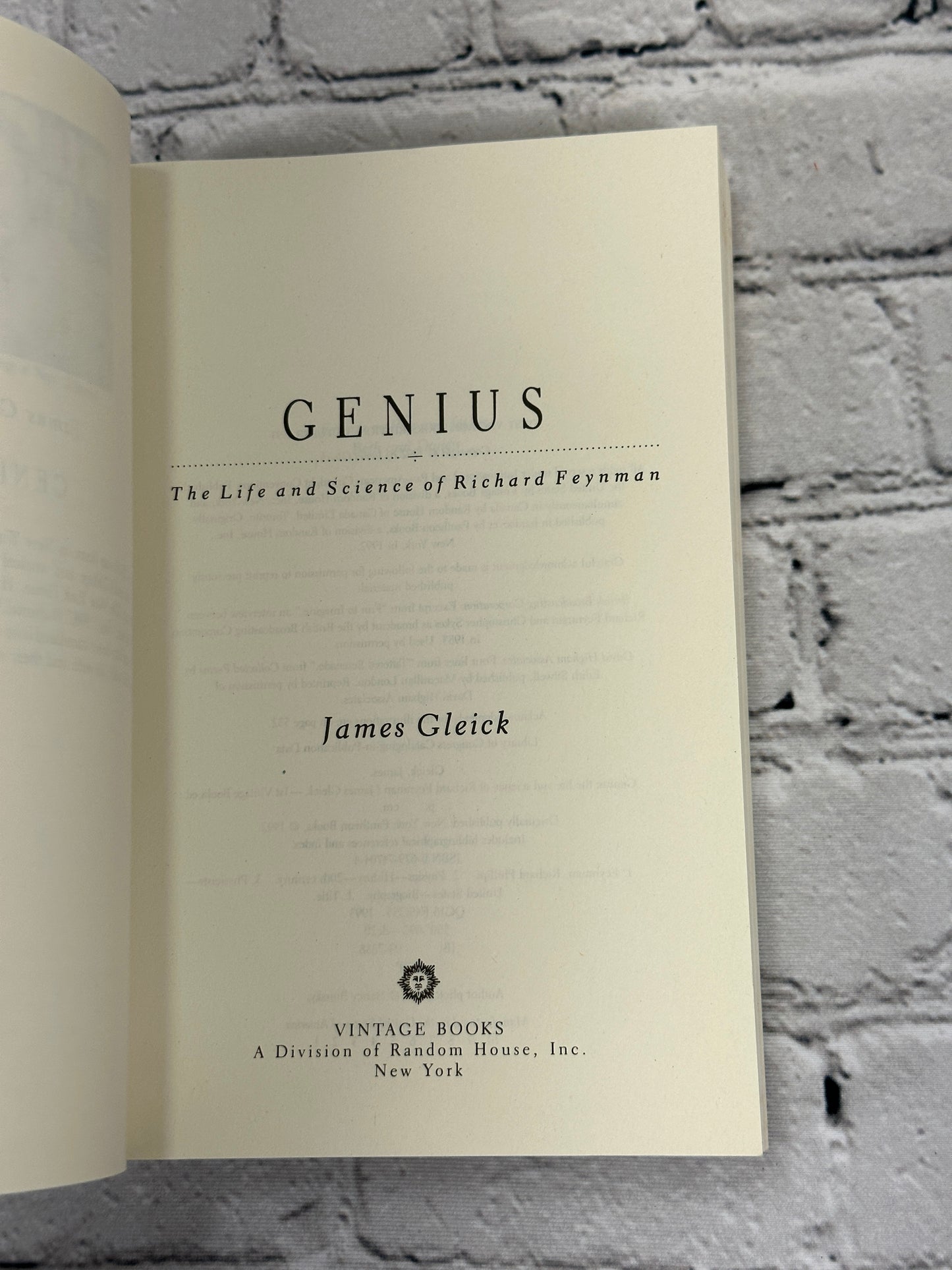 Genius: The Life and Science of Richard Feynman by James Gleick [1993]