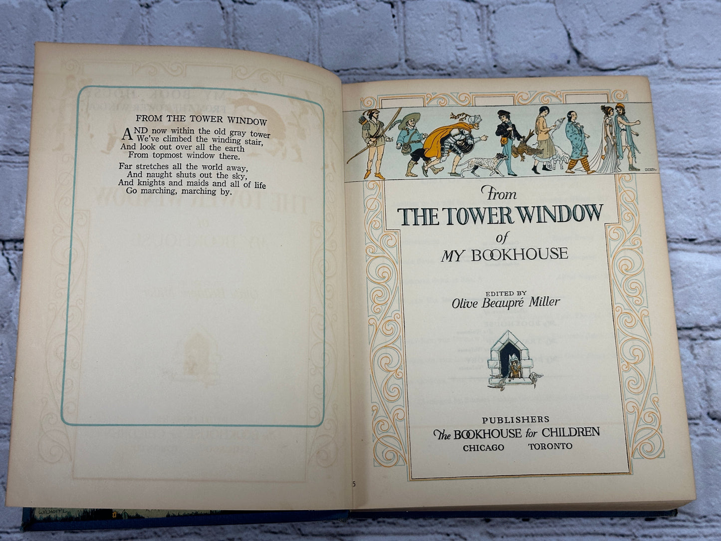 From the Tower Window of My Bookhouse edited by Olive Beaupre Miller [1921]