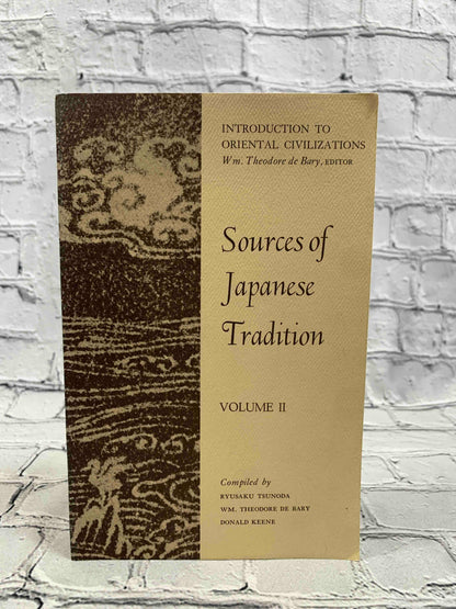 Sources of Japanese Tradition (Vol. 1 & 2)