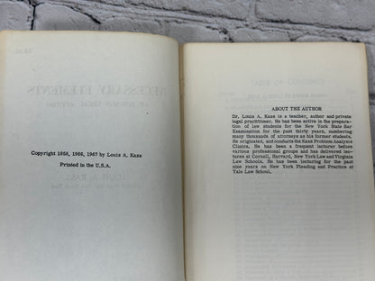 Necessary Elements of Common Legal Actions by Louis A Kass [3rd Ed. · 1967]