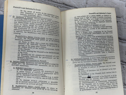 Necessary Elements of Common Legal Actions by Louis A Kass [3rd Ed. · 1967]