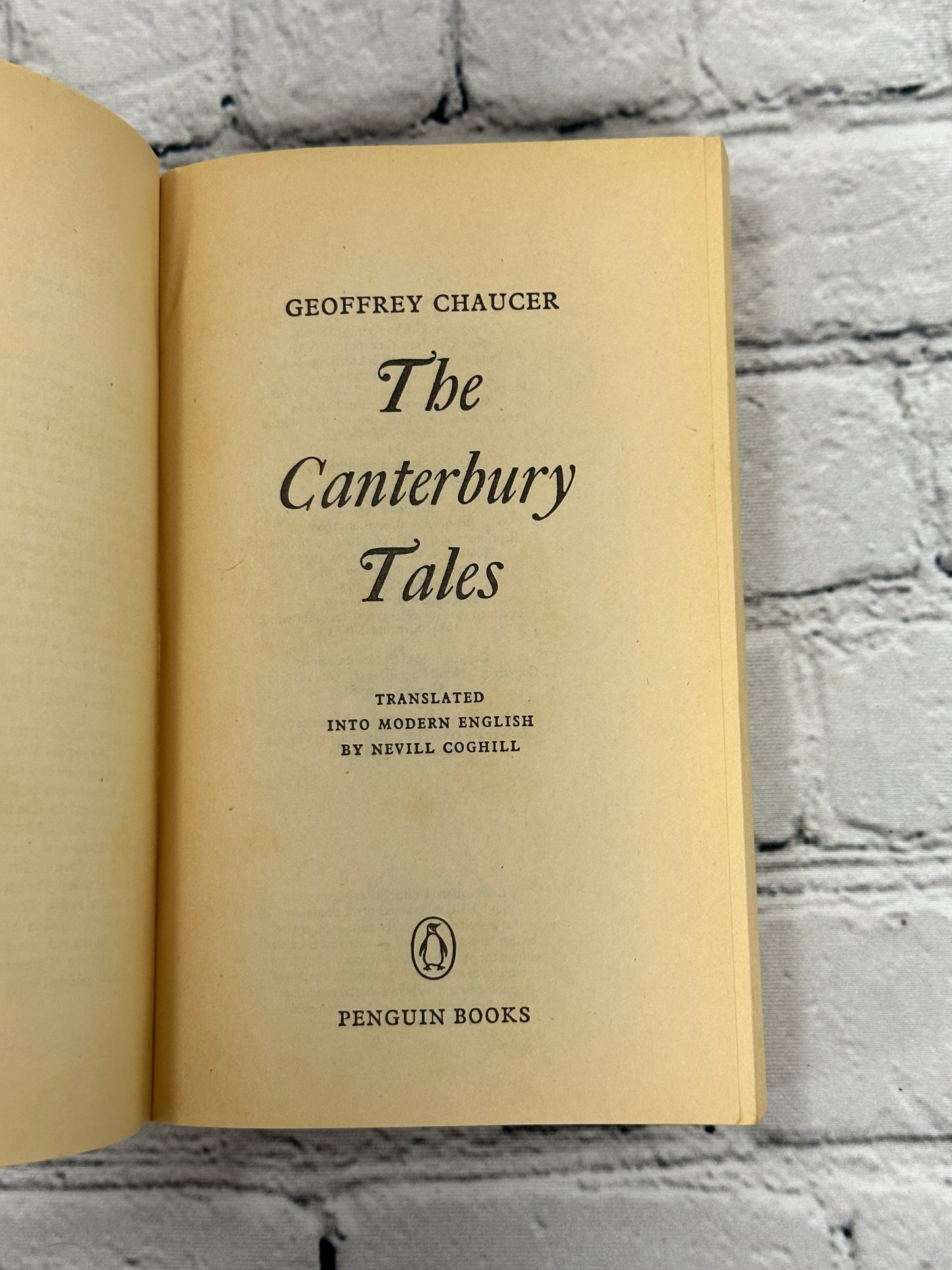 The Canterbury Tales by Geoffrey Chaucer [1983 · Penguin Classics]