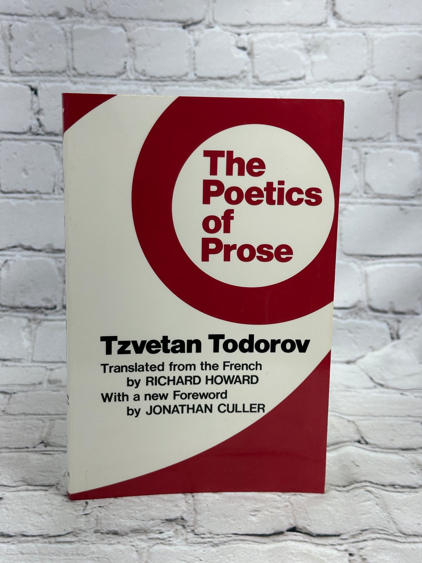 The Poetics of Prose by Tsvetan Todorov [1987]