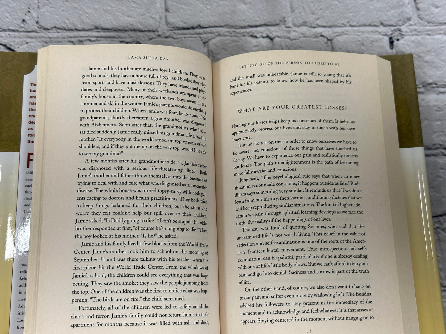 Letting Go of the Person You Used to Be by Lama Surya Das [2003 · First Edition]