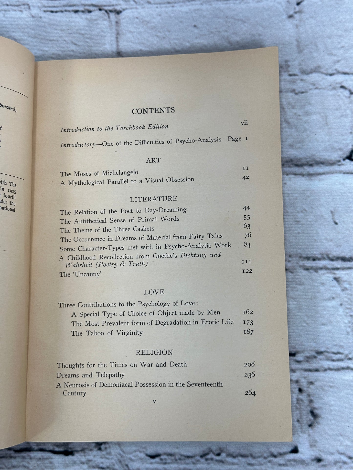 Sigmund Freud On Creativity and the Unconscious [1958]