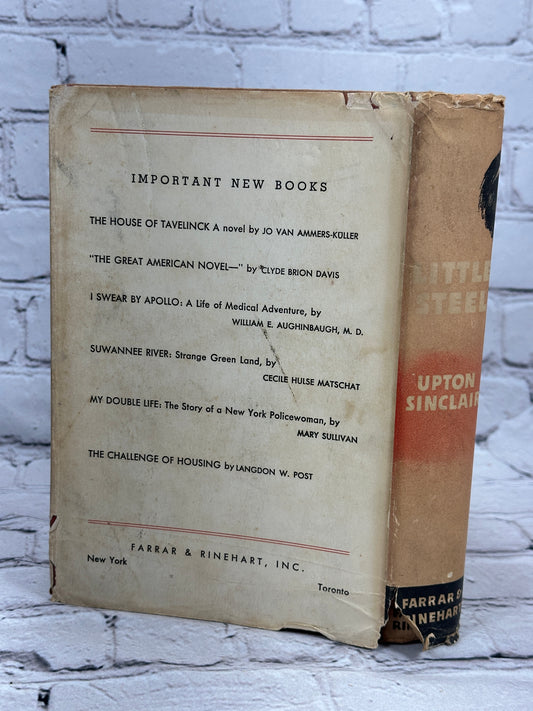 Little Steel by Upton Sinclair [1st Edition · 1st Print · 1938]
