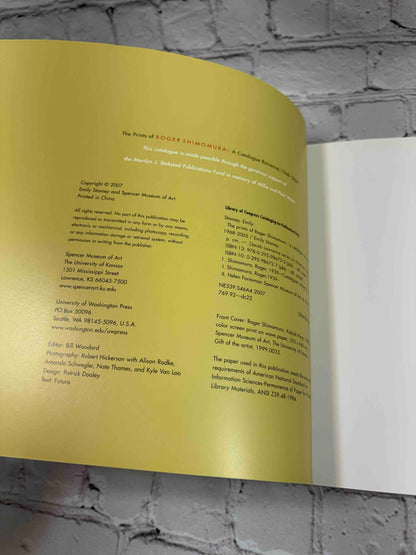 The Prints of Roger Shimomura: A Catalogue Raisonné, 1968-2005
