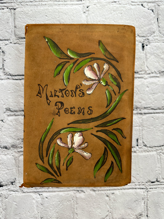 The Poetical Works of John Milton [Hurst & Co. · Hand Painted Leather]