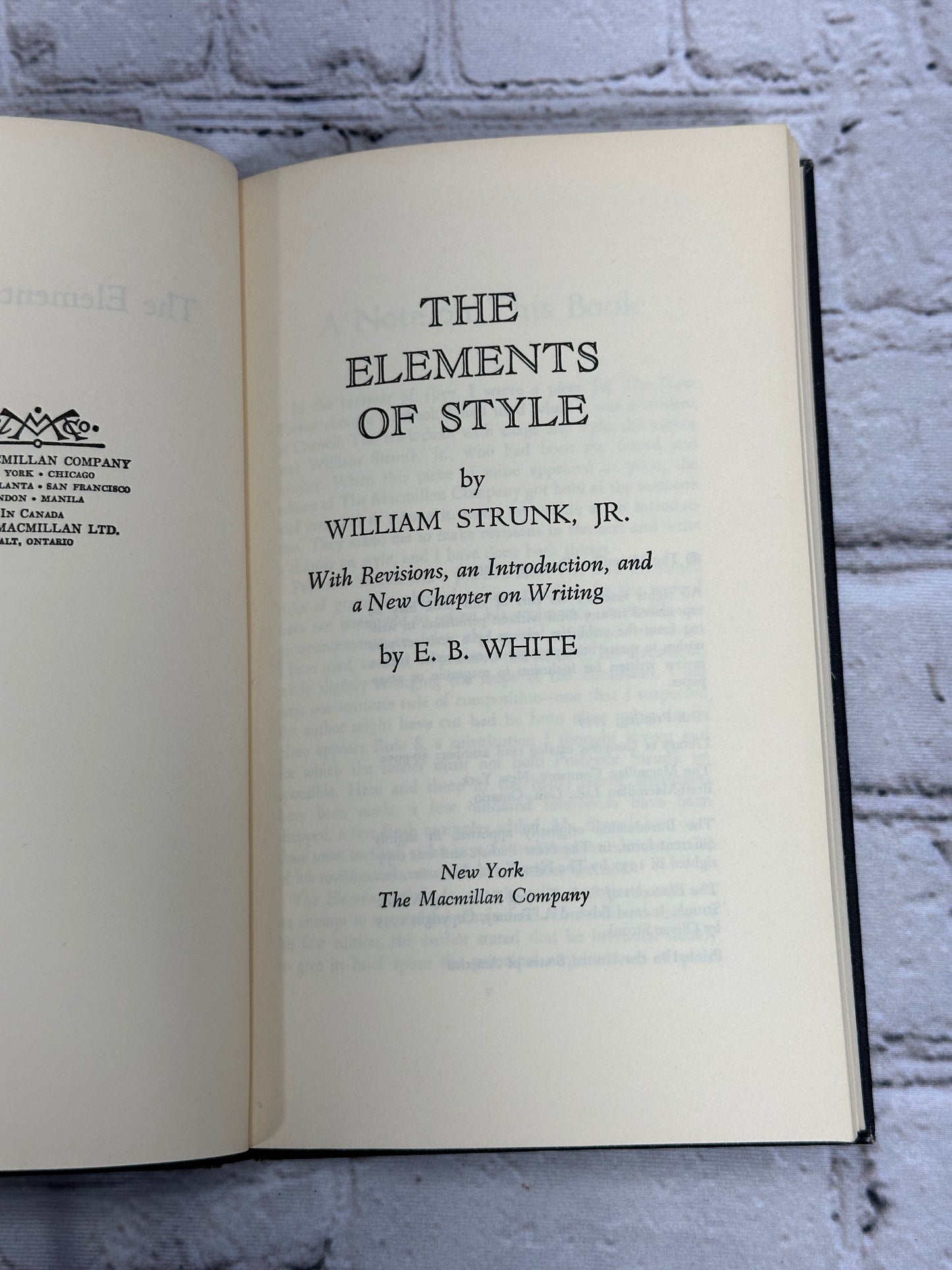 The Elements of Style by William Strunk Jr / E.B. White [1959]