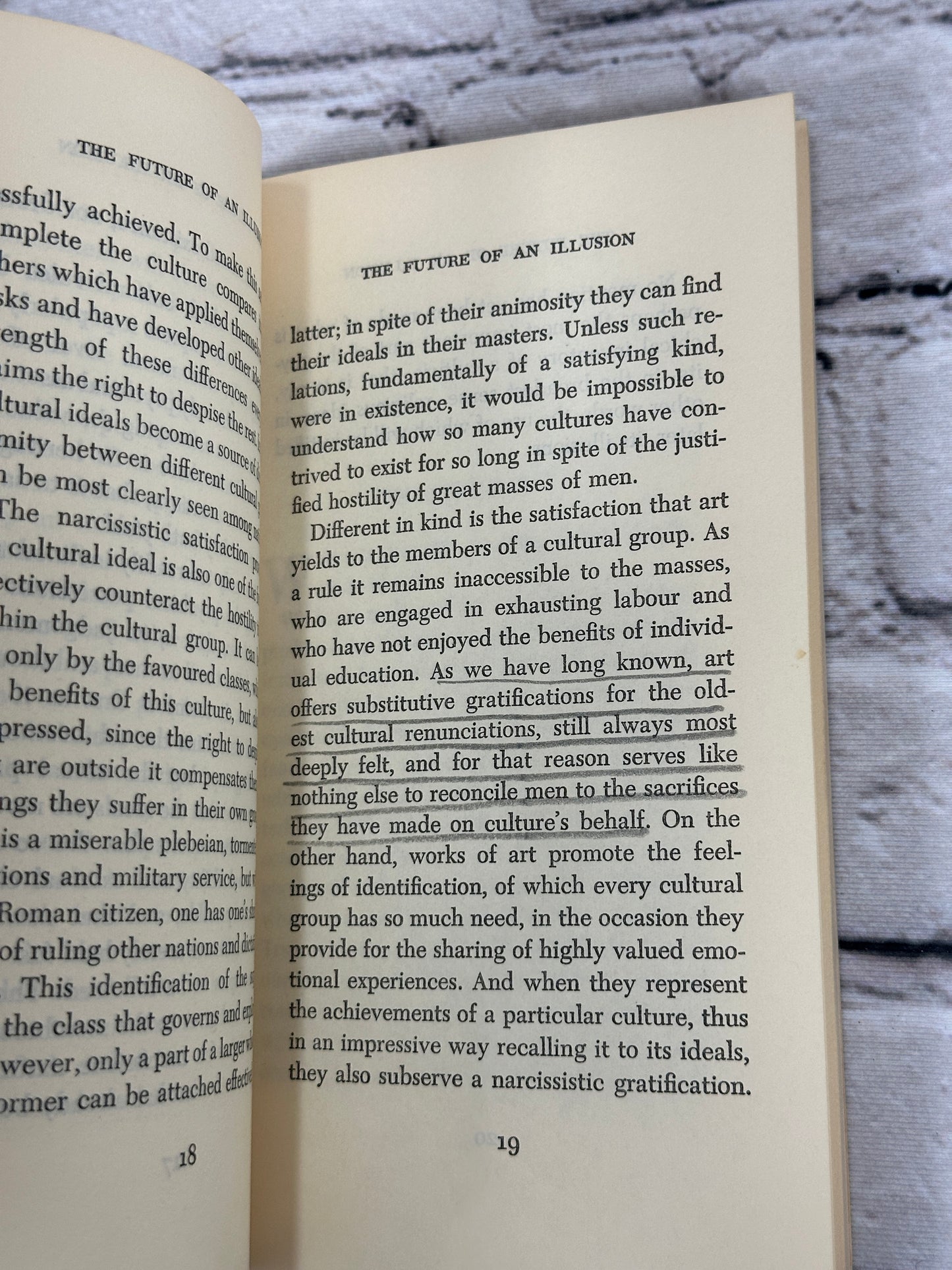 The Future of an Illusion by Sigmund Freud [1958]