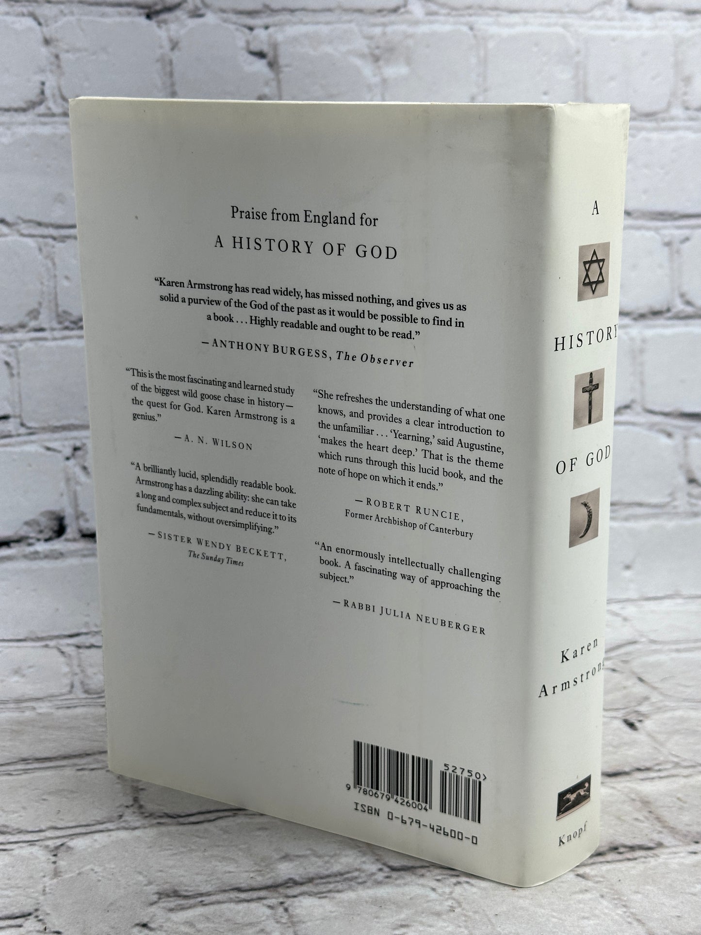 A History of God by Karen Armstrong [1993 · First Edition]