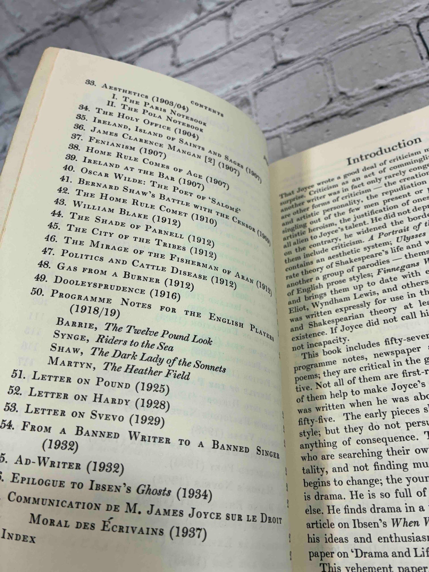 The Critical Writings of James Joyce