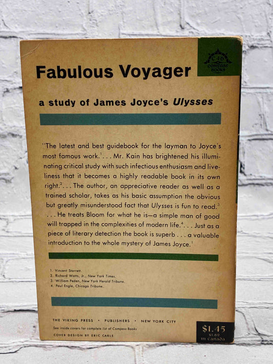 Fabulous Voyager A Study of James Joyce's Ulysses