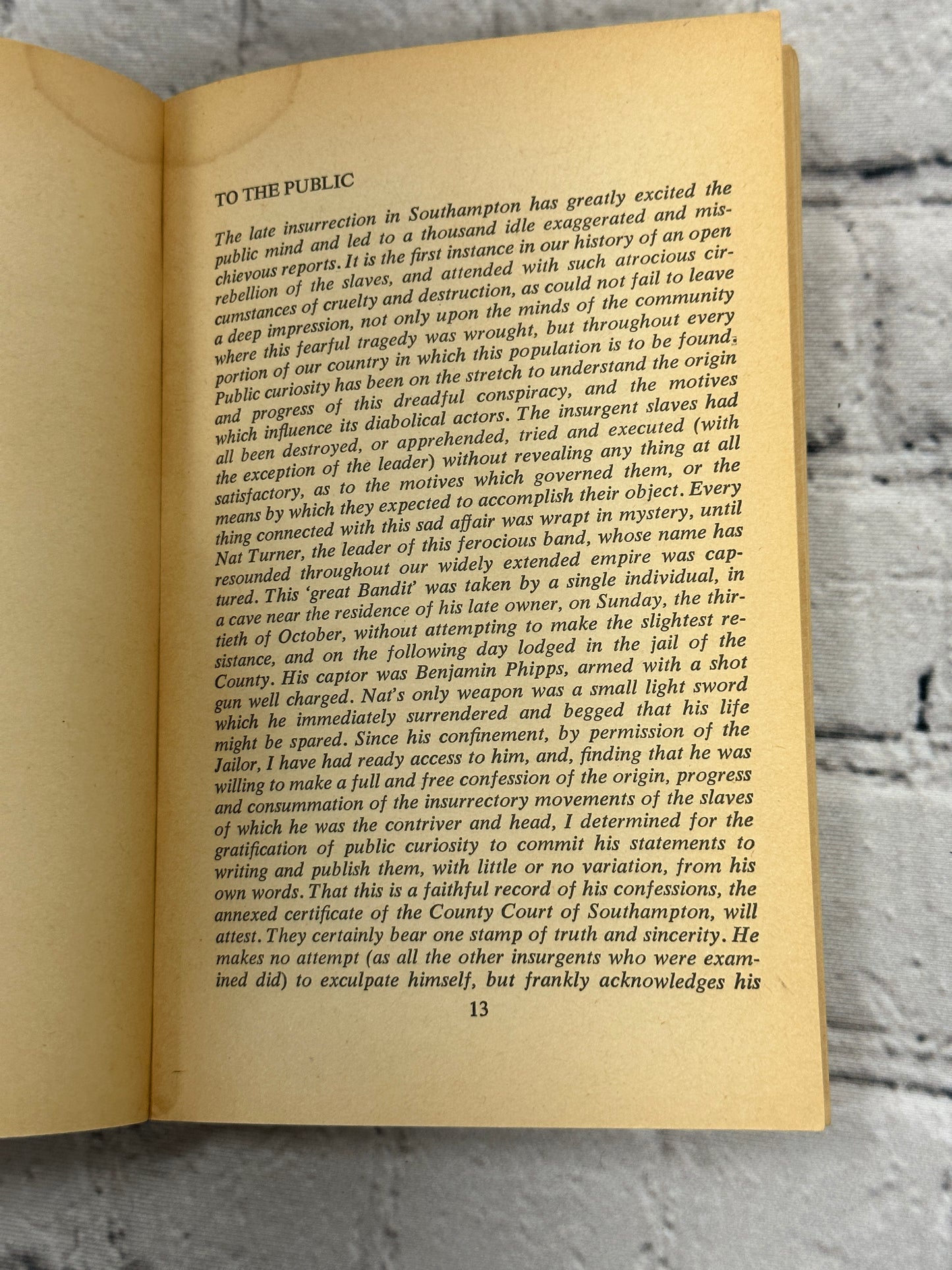 The Confessions Of Nat Turner by William Styron [1968 · Special Panther Edition]