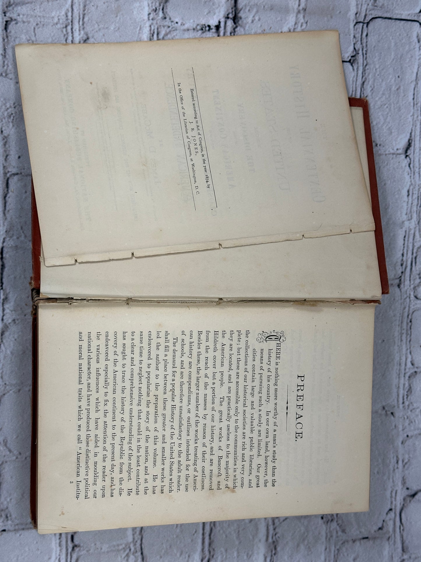 Centennial History of the United States by James D. McCabe [1874]