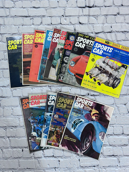 Sports Car Graphic Magazine 1971 Complete [1962-1964]