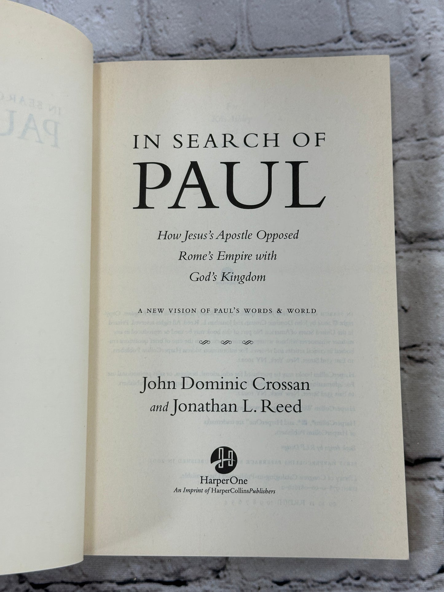 In Search of Paul bay John Crossan & Jonathan Reed [2005]