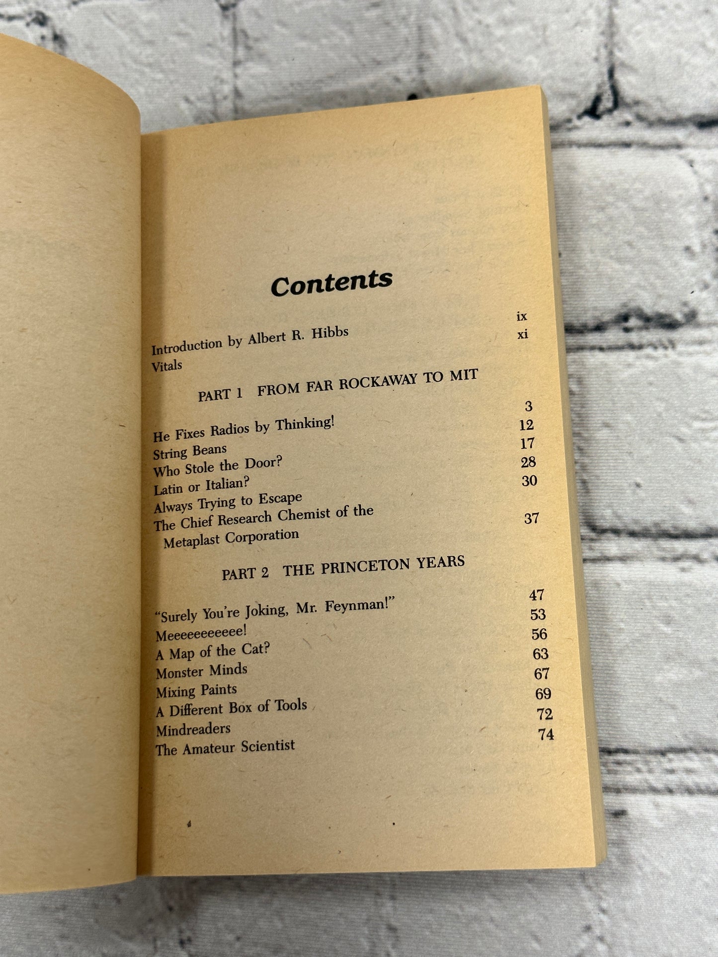 Surely You're Joking Mr Feynman: Adventures of a...By Richard P. Feynman [1986]