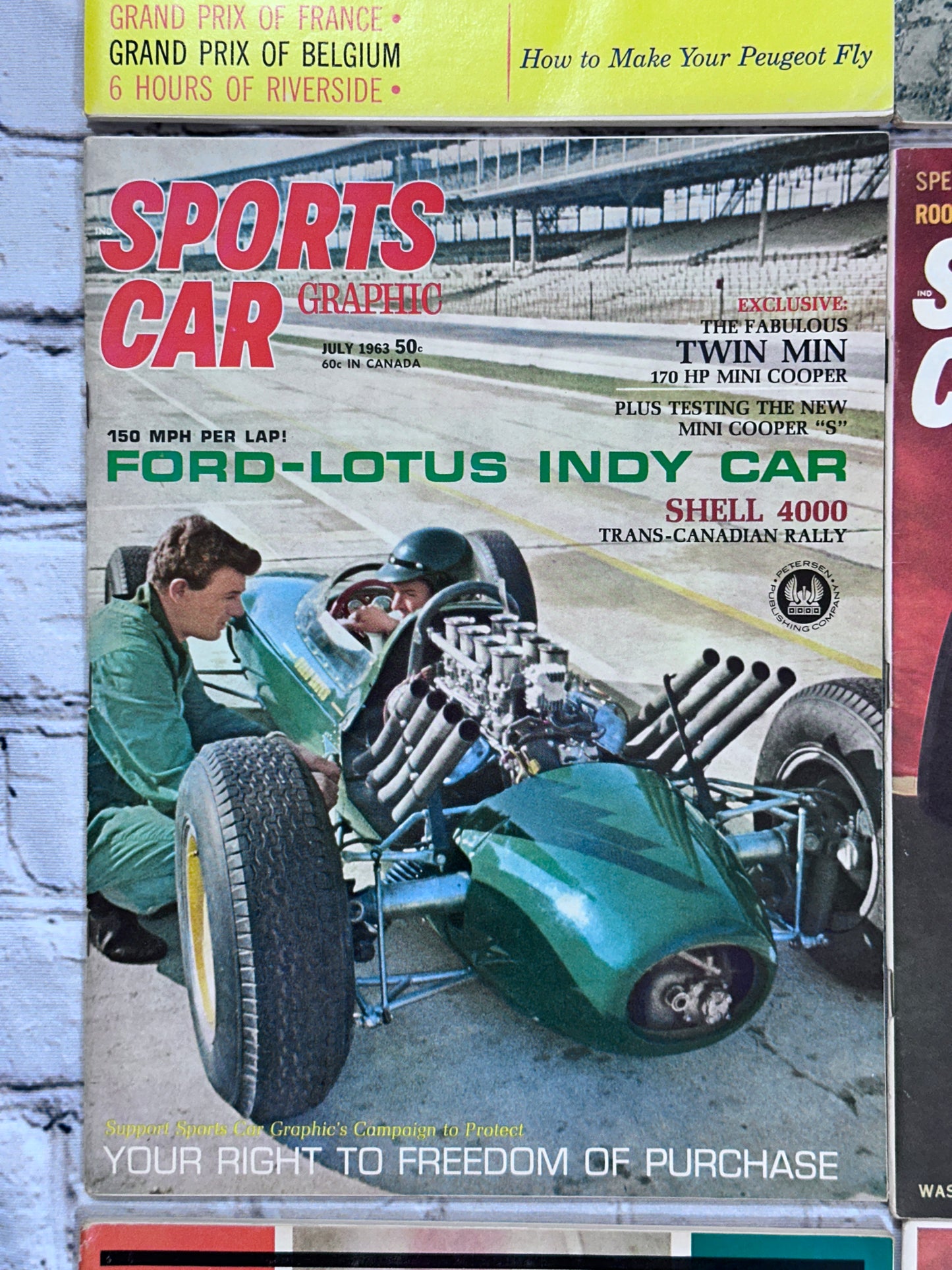 Sports Car Graphic Magazine 1971 Complete [1962-1964]