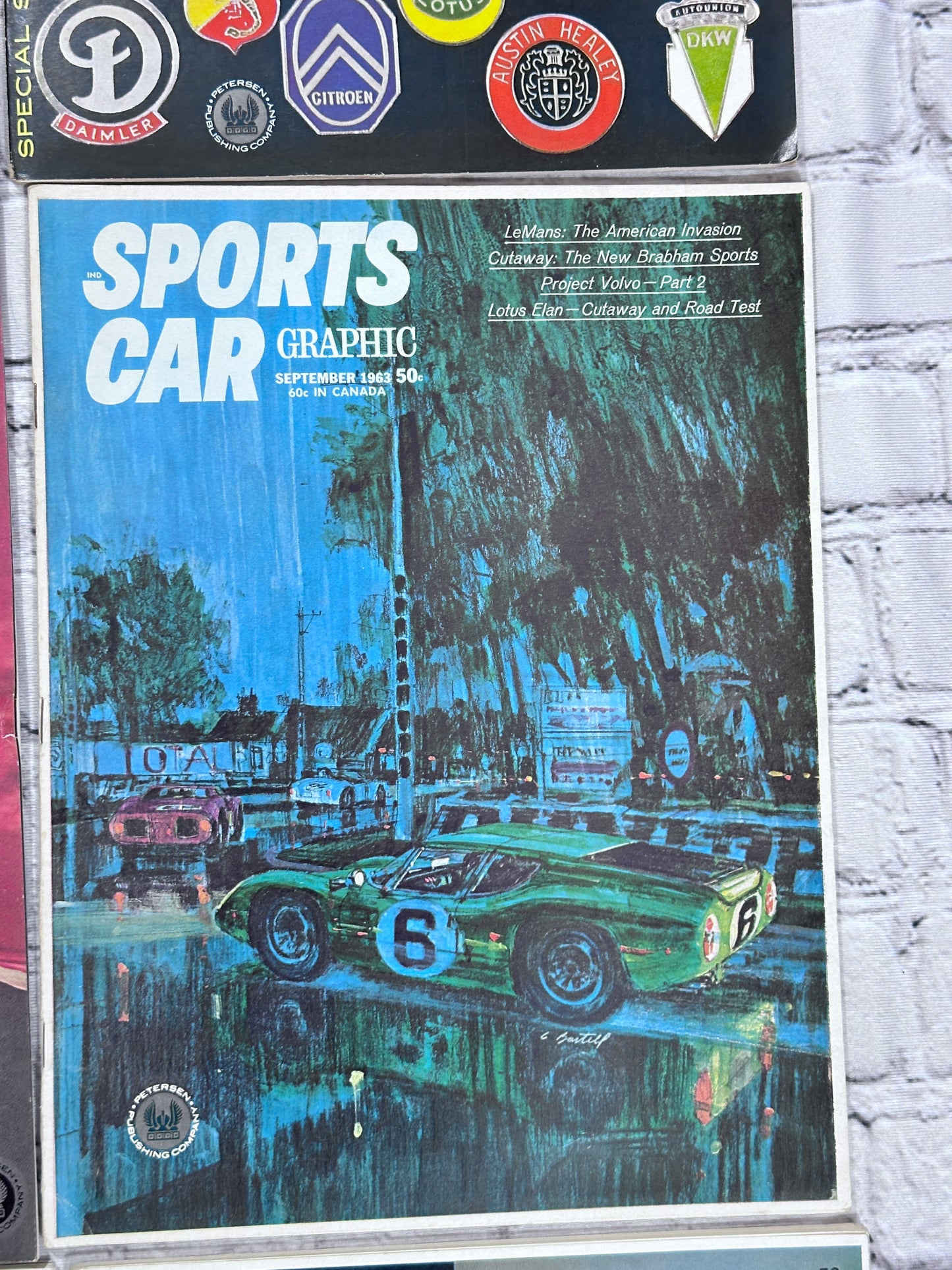 Sports Car Graphic Magazine 1971 Complete [1962-1964]