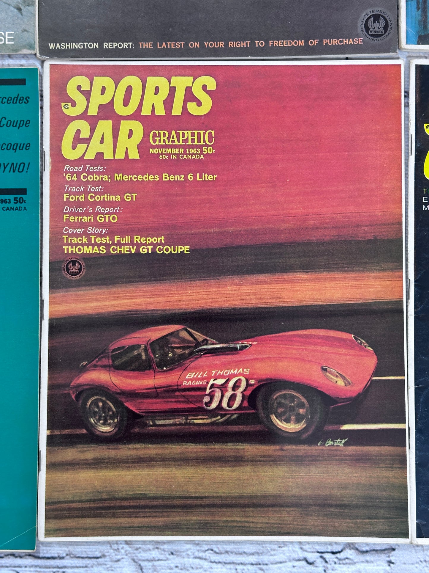 Sports Car Graphic Magazine 1971 Complete [1962-1964]