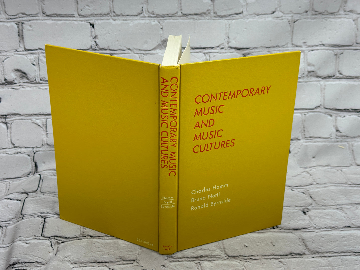 Contemporary Music and Music Cultures By Charles Hamm, Et al.  [1st Ed. · 1975]