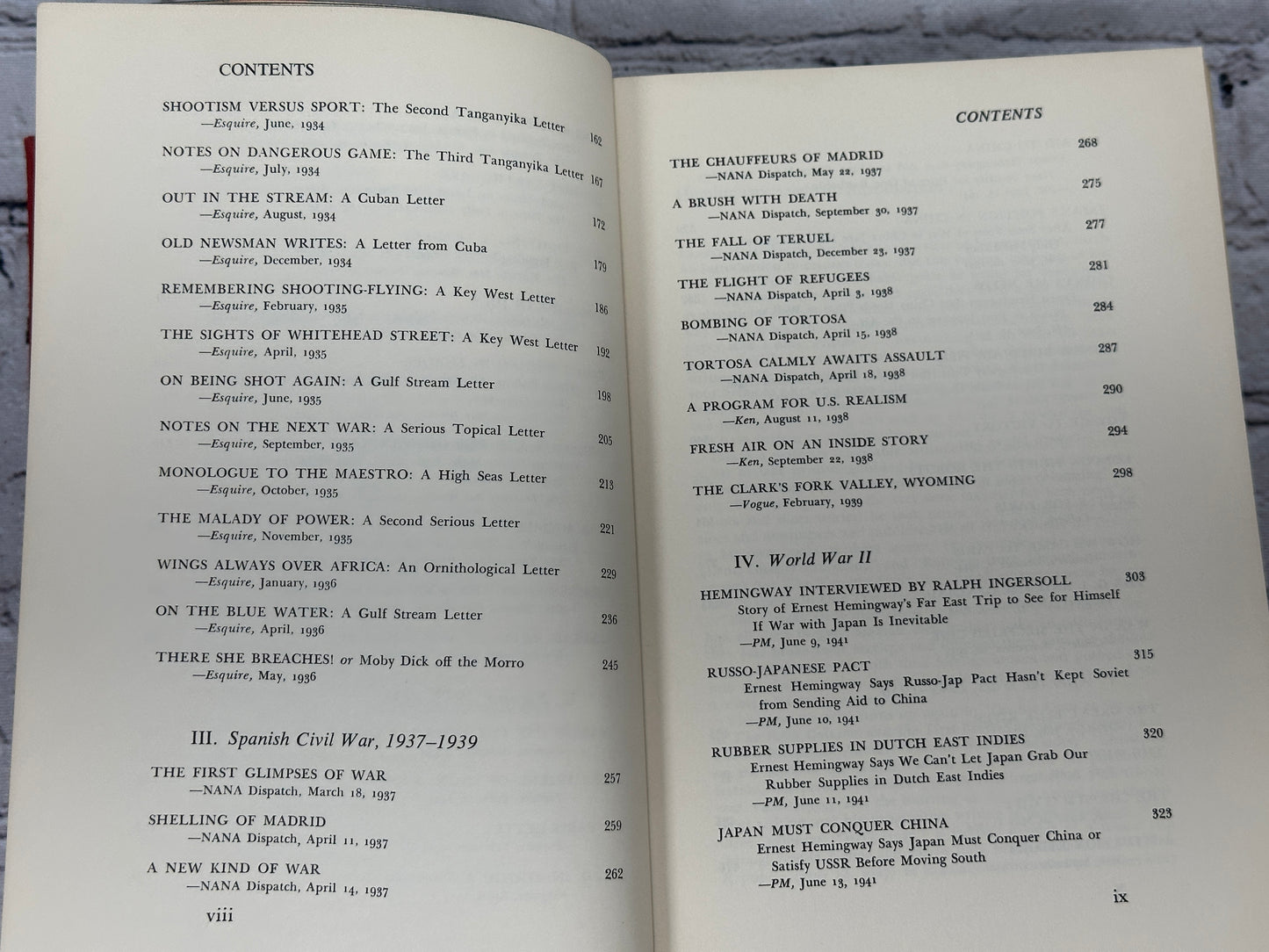 By-Line: Articles & Dispatches of 4 Decades by Ernest Hemingway [1967]