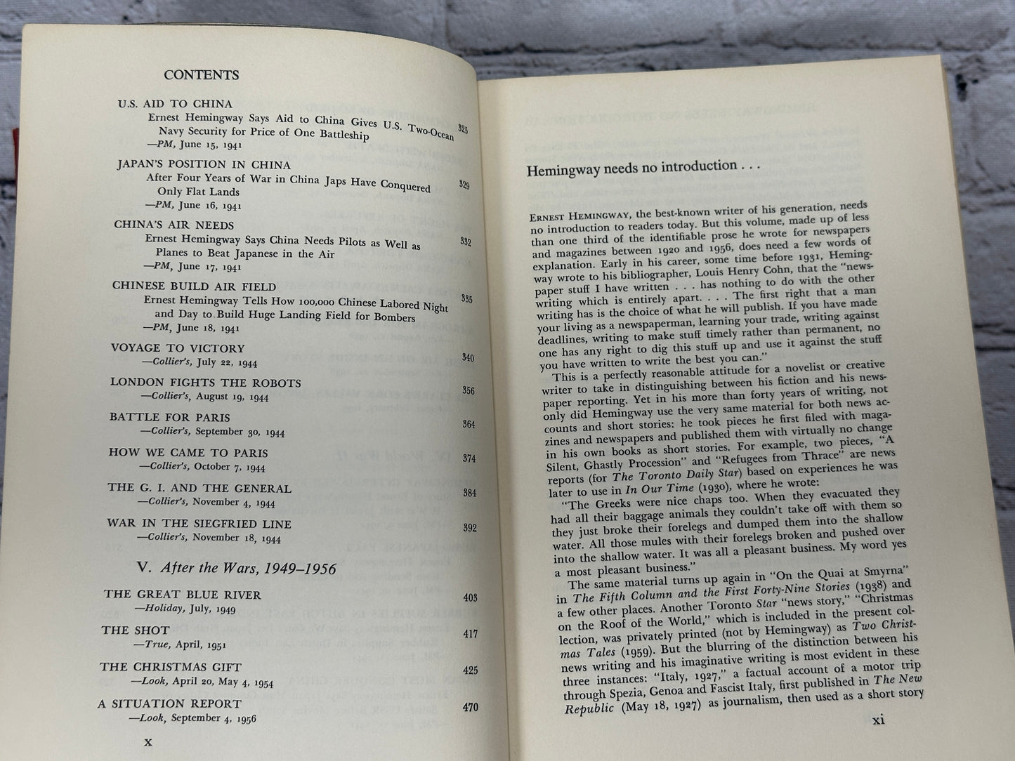 By-Line: Articles & Dispatches of 4 Decades by Ernest Hemingway [1967]
