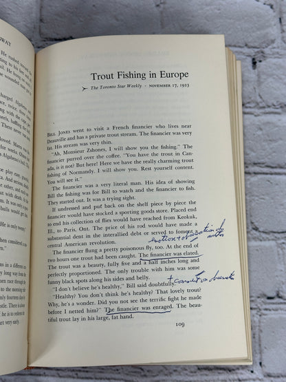 By-Line: Articles & Dispatches of 4 Decades by Ernest Hemingway [1967]
