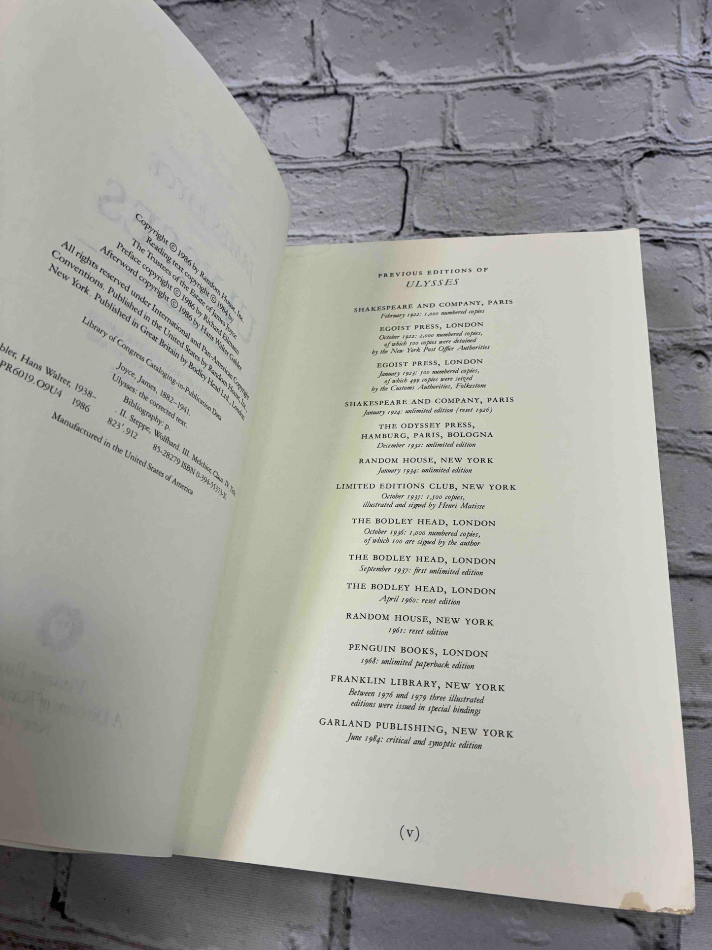 Ulysses: The Corrected Text