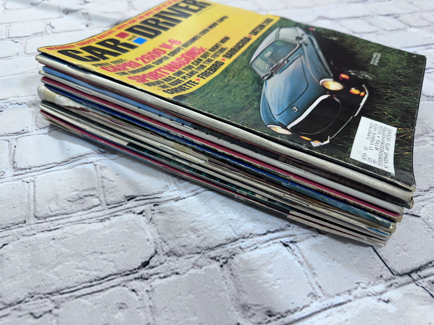 Car and Driver Magazine 1972 [Complete Year Automobile Lot of 12 Issues]