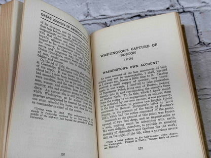 Great Epochs in American History (Complete 10 Volume Set)