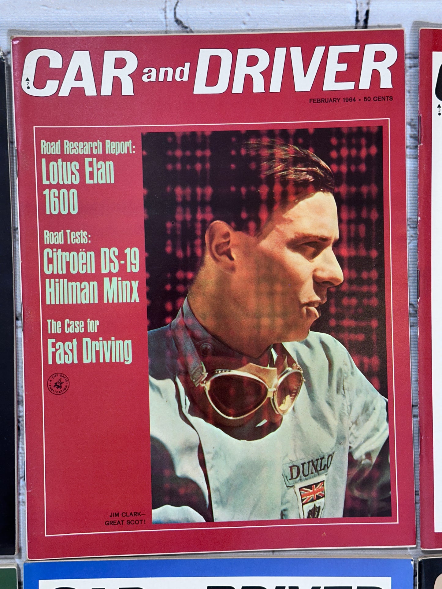 Car and Driver Magazine 1964 [Automobile Lot of 9 Issues]