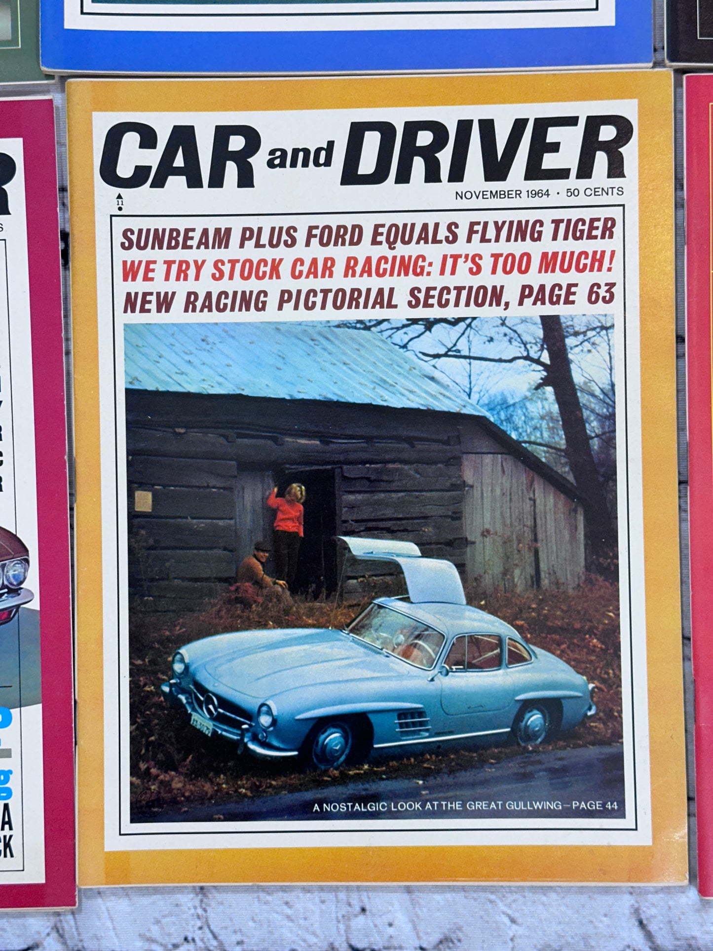 Car and Driver Magazine 1964 [Automobile Lot of 9 Issues]