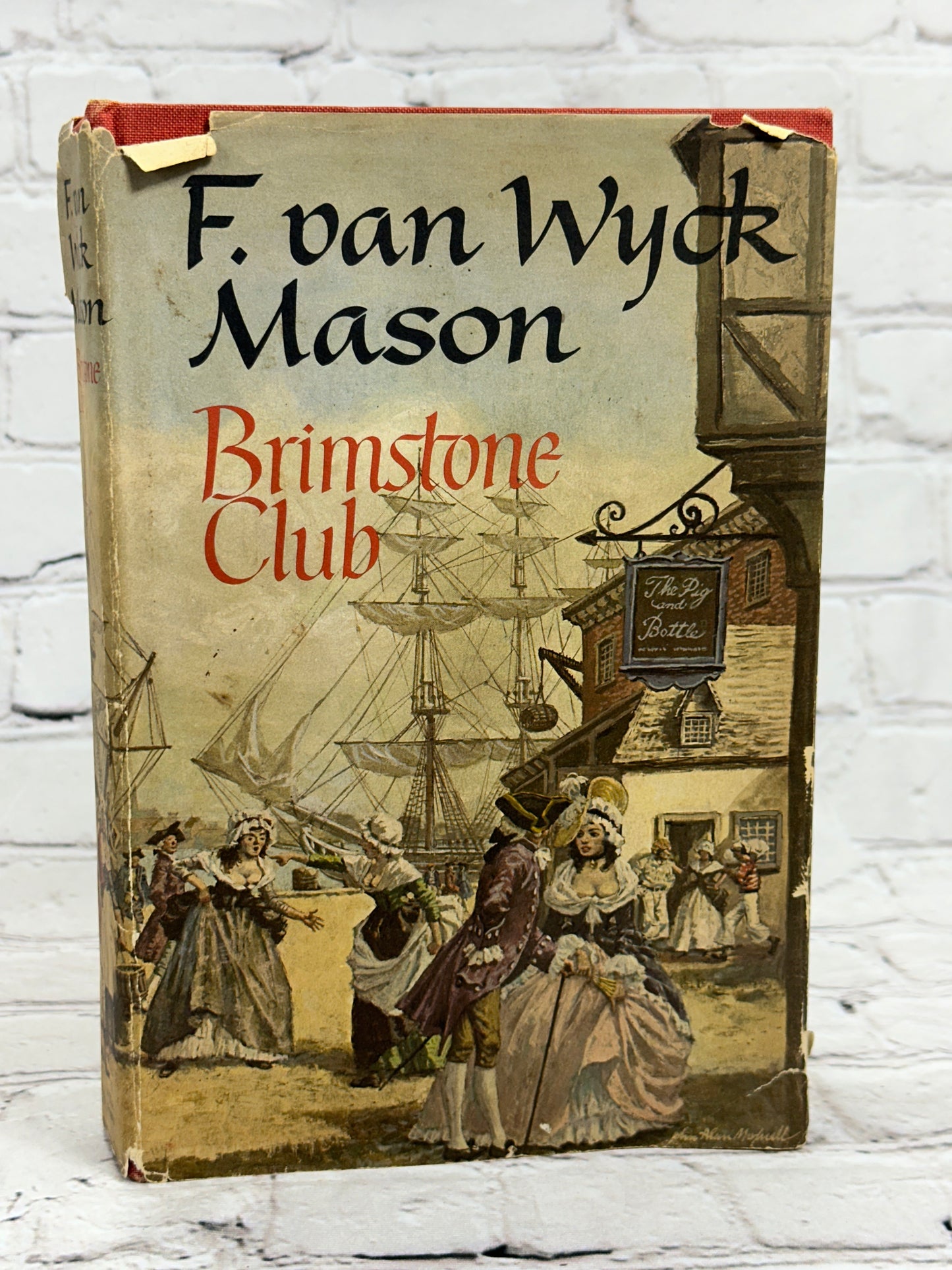 Brimstone Club By F. van Wyck Mason [1st Edition · 1971]